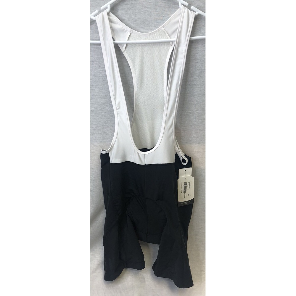 NEW Santic Sports Men's Bib Shorts Black & White M Bike Bicycle Cycling Outdoors